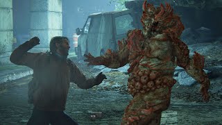 The Last of Us Part 1Joel VS Bloater Boxing [upl. by Haramat]