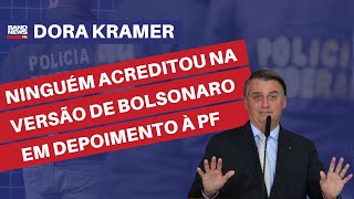 “Ninguém acreditou na versão de Bolsonaro em depoimento à PF” l Dora Kramer [upl. by Aciamaj]