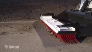 Bobcat Attachments  Push Broom [upl. by Attevad]