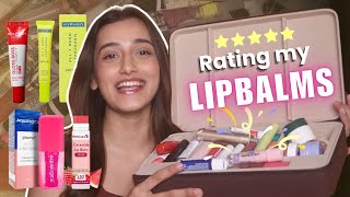 Reviewed 20 Lip Balms amp these are WORTH your 💰  Aashi Adani [upl. by Esadnac]