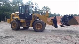 Cat 938K Wheel Loader Changing Buckets [upl. by Sid828]