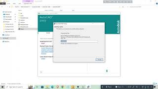 How to install Autocad 2007 in windows 10 and 11 [upl. by Jt]