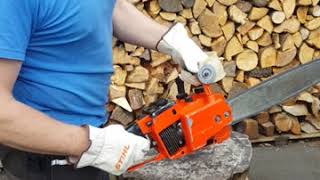 Echo CS302 Vintage 30cc Classic Chainsaw Starting and running and overview [upl. by Braswell]