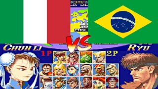 Super Street Fighter II The New Challengers  Dark Tooth vs DudaDW FT5 [upl. by Busch]