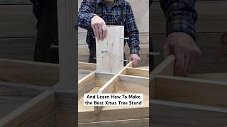 Make the Best Xmas Tree Stand  woodworking diyideas homeimprovement [upl. by Torhert]