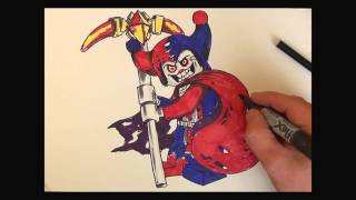 How to draw JESTRO Nexo Knights LEGO [upl. by Learsiy]