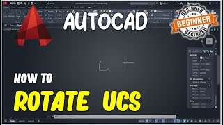 AutoCAD How To Rotate UCS [upl. by Grani]