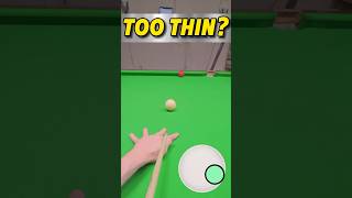 Snooker Too Thin 🕰️ GoPro Headcam POV [upl. by Kahcztiy207]