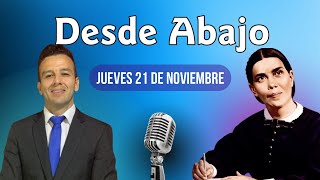 Jueves 21 de noviembre  Desde abajo  Escuela sabática [upl. by Oag]