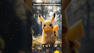 Realistic Pokemon Evolution  Pikachu  Dragonite pokemon pokemoncommunity shorts pikachu [upl. by Nyliahs]