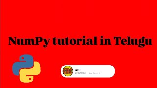 NumPy tutorial in Telugu [upl. by Giuliana]