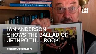 Ian Anderson shows the Ballad of Jethro Tull book [upl. by Bosch]