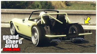 Coquette Classic With Invisible Back GTA 5 146 SUPER EASY GTA 5 BENNYS MERGE 146 [upl. by Masha473]