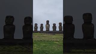 🇨🇱 이스터섬 아후 통가리키 뷰 Ahu Tongariki Easter Island Chile [upl. by Heise7]