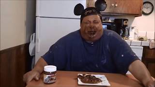 joeysworldtour  nutella challenge [upl. by Yerffoj]