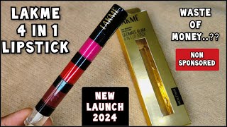 Lakme Lipstick  Lakme 4 In 1 Lip Stack  New Launch 2024  makeup lakme affordable [upl. by Ailee]