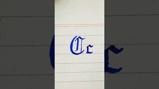 How to write C in Cursive Writing  az cursive handwriting practice shorts handwriting [upl. by Neils822]