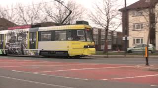 Manchester Metrolink EcclesT68 ampT68a cars February 2013 [upl. by Jehovah505]