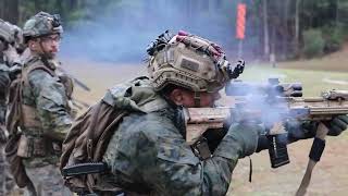 RANGE DAY with US Marines at Camp Lejeune FULL AUTO [upl. by Ramedlaw]