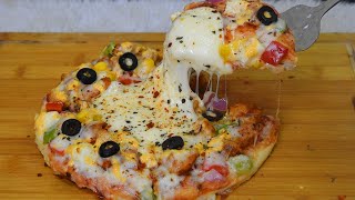 Volcano cheese burst Pizza street style by lively cooking  street food  Pizza in 10 minutes [upl. by Liarret]