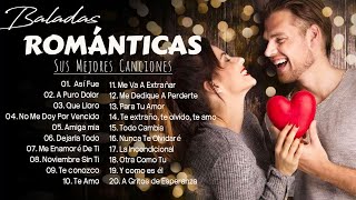 Las 100 Canciones Romanticas Inmortales 💝 Romanticas Viejitas en Español 8090s 💖Canciones De Amor [upl. by Sadonia]