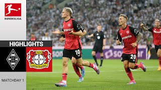 Borussia MGladbach  Bayer Leverkusen  23  Höhepunkte  Bundesliga 202425 [upl. by Spurgeon]