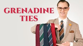 Grenadine Ties A Stylish Choice for Gentlemen [upl. by Hillman]