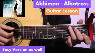 Abhiman  Albatross  Guitar Lesson [upl. by Rattan]