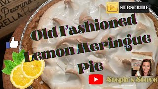 Lemon Meringue Pie with Condensed Milk  Steph’s Stove [upl. by Nnelg732]