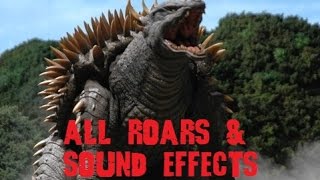 All Anguirus Roars amp Sound Effects 19552004 [upl. by Keir]