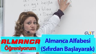 Almanca Öğrenmek  Almanca Alfabesi Öğreniyorum Sıfırdan Başlayarak [upl. by Auqinot]