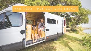 CAMPER VAN CONVERSION│Iveco Daily │Van Build Tour [upl. by Ardnuat]