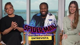 ENTREVISTA HAILEE STEINFELD LUNA LAUREN VELEZ amp SHAMEIK MOORE  SpiderMan Across The Spiderverse [upl. by Sehcaep57]