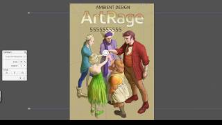 Illustrating a Book Cover in ArtRage 5 with Nick Harris [upl. by Anaeirb]