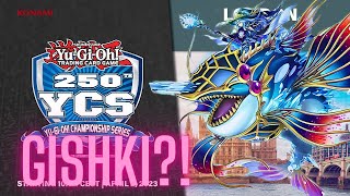 YCS LONDON BEST GISHKI DECK No Spright Package YuGiOh TCG 2023 [upl. by Tranquada]