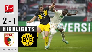 Augsburg gegen Dortmund 2  1  HIGHLIGHTS amp GOALS  Bundesliga 202425CategorySport [upl. by Remus306]