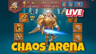 Lords Mobile  Chaos arena on DOM account [upl. by Htebazile]