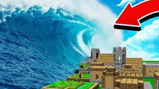 10 CRAZIEST MINECRAFT STORMS TSUNAMI TORNADOES METEORS MORE [upl. by Riker]