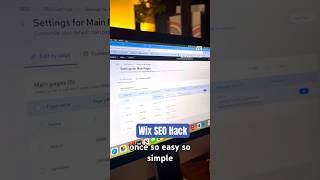 Wix SEO Hack  Make these updates to your wixwebsite today  wixsw wixseo webcreator [upl. by Fleming]