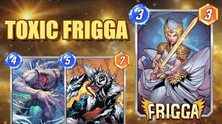 THIS DECK IS FRIGGA AWESOME Toxic Frigga Marvel Snap [upl. by Justino]