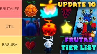 ✨GPO  🔥TIER LIST DE LAS MEJORES FRUTAS PARA FARM ACTUALIZADO🔥  🔴UPDATE 10❗ [upl. by Aknaib]