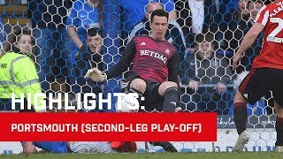 Highlights Portsmouth v Sunderland secondleg PlayOff [upl. by Zabrine]