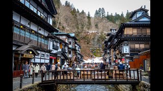 Light Snow at Ginzan Onsen  Japans most amazing hot spring [upl. by Cecilla]