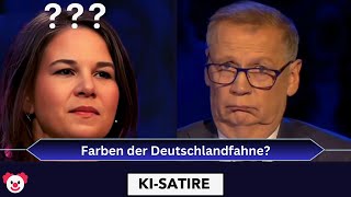 Annalena Baerbock bei quotWer wird Millionärquot  WWM KIParodie 1 [upl. by Yak573]