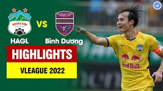 Highlights HAGL vs Bình Dương  Văn Toàn xé gió lập cú đúp  Bình Dương đáp trả nghẹt thở [upl. by Ajat]