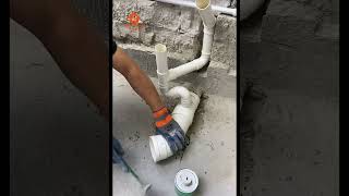 Bathroom drainage pipe renovation constructionplumbingdrainage [upl. by Caswell709]