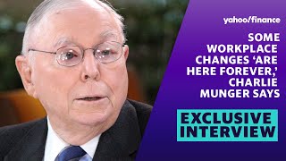 Some workplace changes ‘are here forever’ Charlie Munger says [upl. by Llieno805]