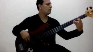 Fabio Fulini  As The World Falls Down David Bowie Bass Cover [upl. by Briscoe]