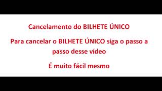 Cancelamento do bilhete único RIOCARD [upl. by Corrianne]