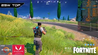 Fortnite Chapter 5  AMD Ryzen 3 3200U Vega 3 [upl. by Annaeirb]